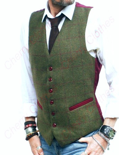 Herren wollmischung tweed - ,